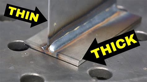 welding thin to thick metal